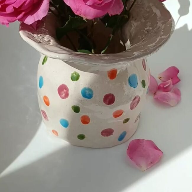 Atelier poterie vase a wilder