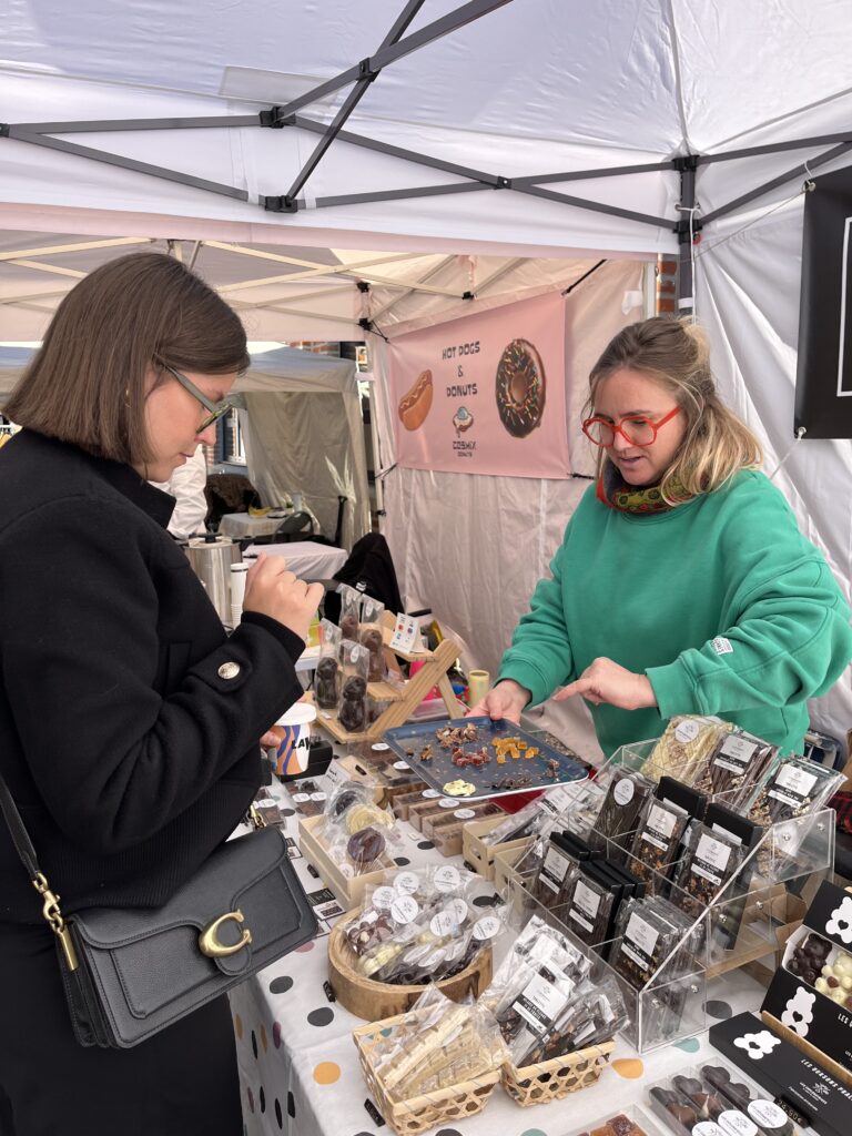 marche de la filature chocolat